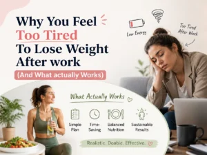 Why You Feel Too Tired To Lose Weight After work