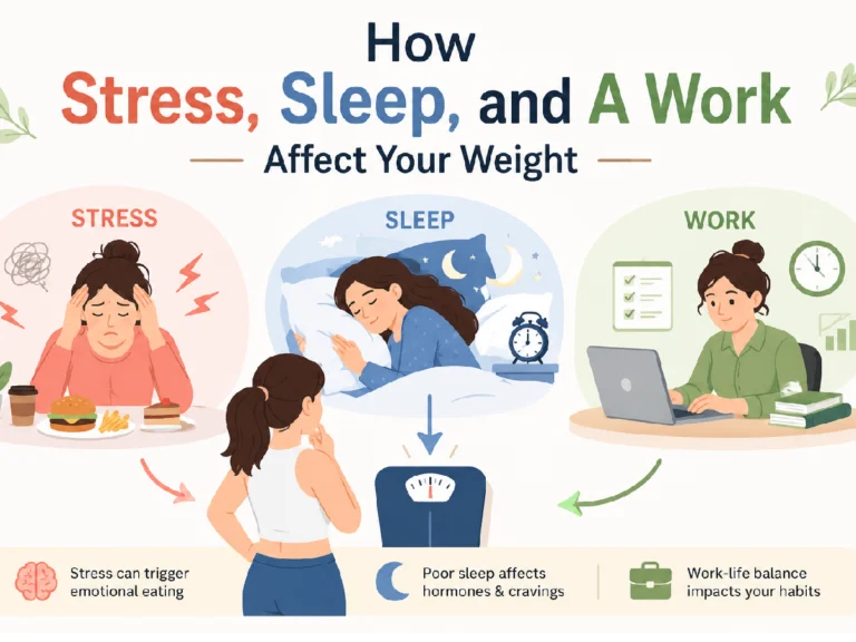 How Stress, Sleep, and A Work Affect Your Weight
