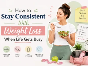 How to Stay Consistent With Weight Loss When Life Gets Busy
