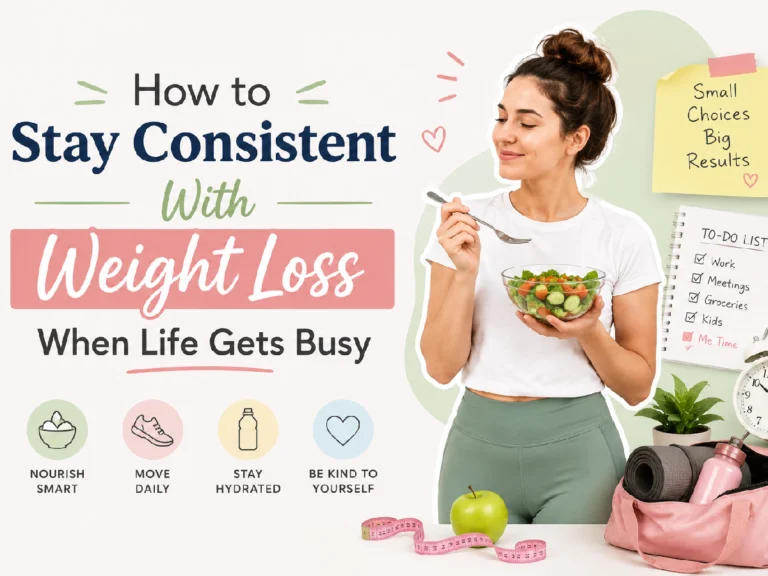 How to Stay Consistent With Weight Loss When Life Gets Busy
