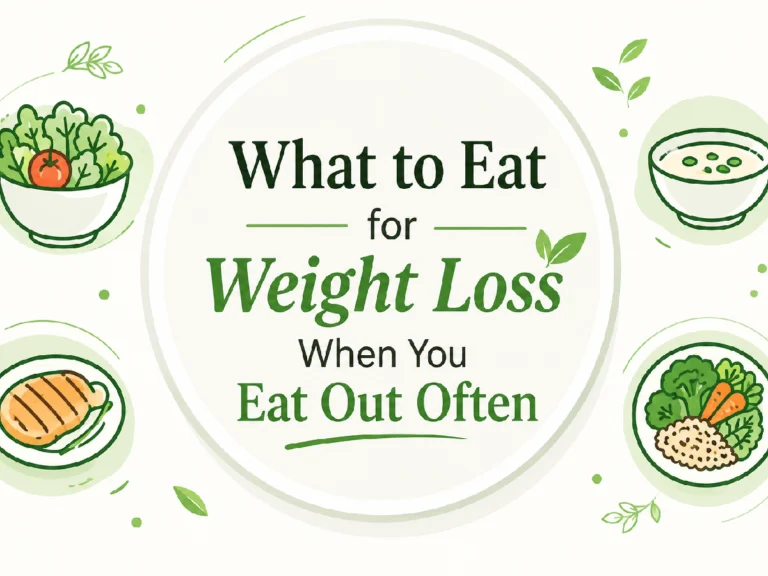 What to Eat for Weight Loss When You Eat Out Often